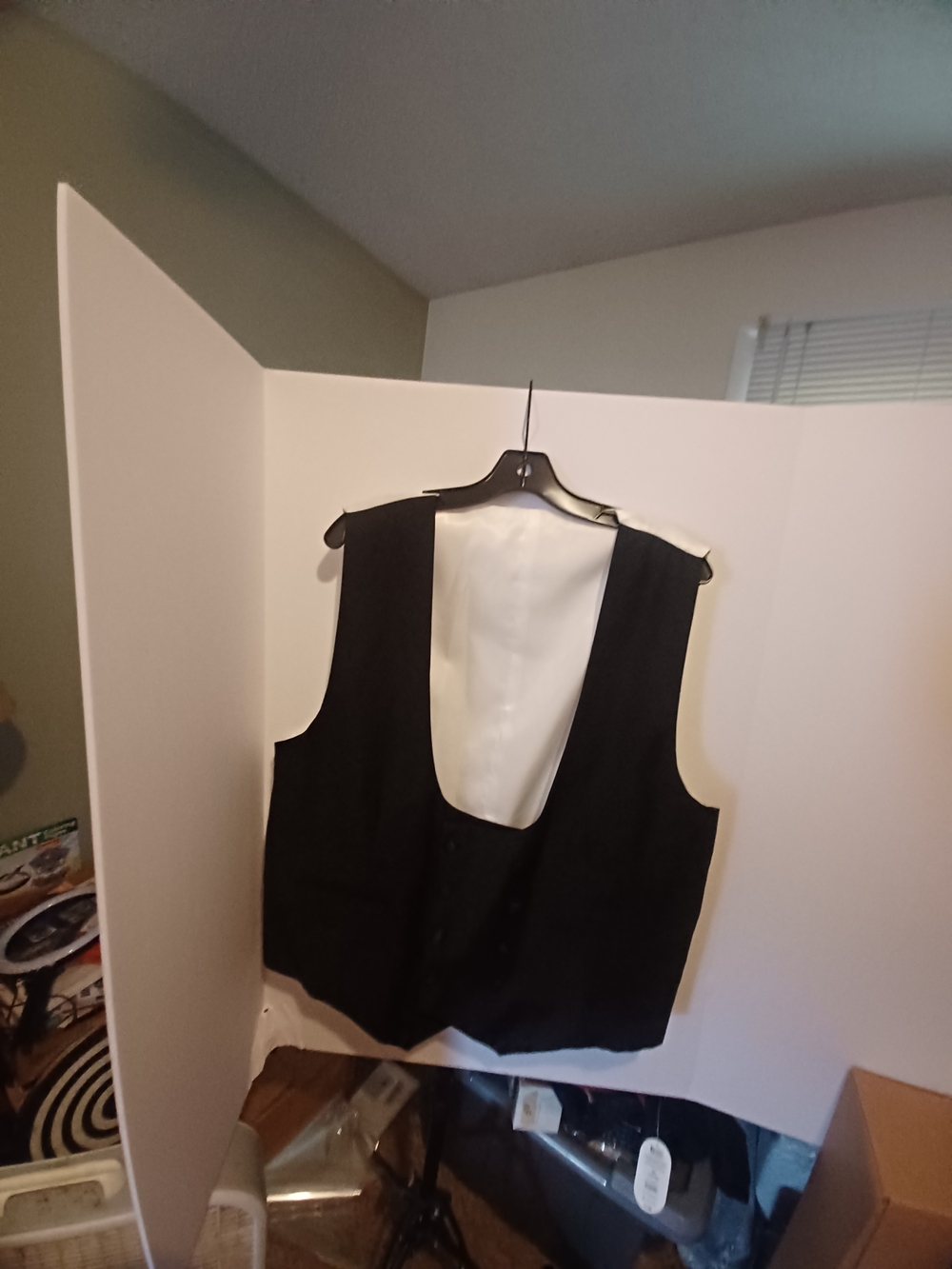 Black Men's Dress Vest